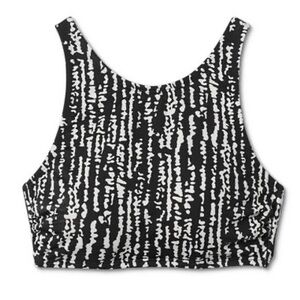 Women's High Neck Bikini Top - Kona Sol Black